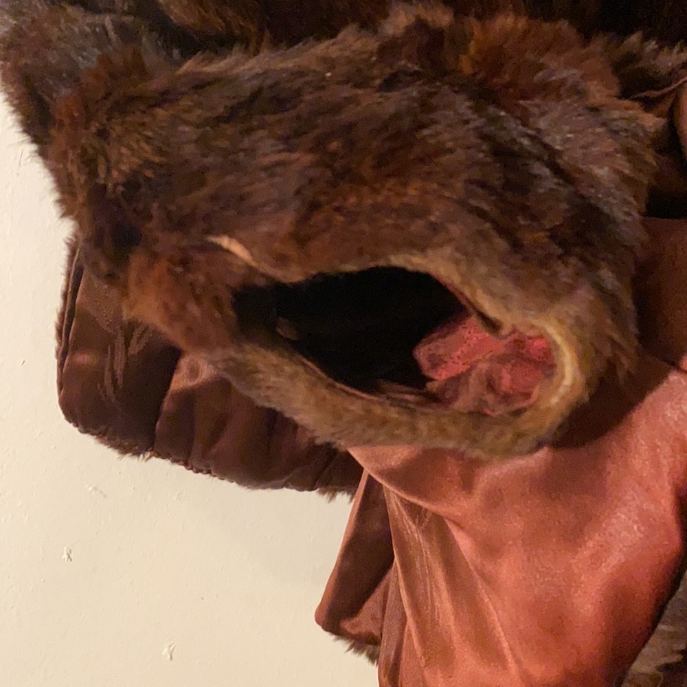 🔥✨Silver Fox Vintage Fur Cape Coat - Picture 15 of 17